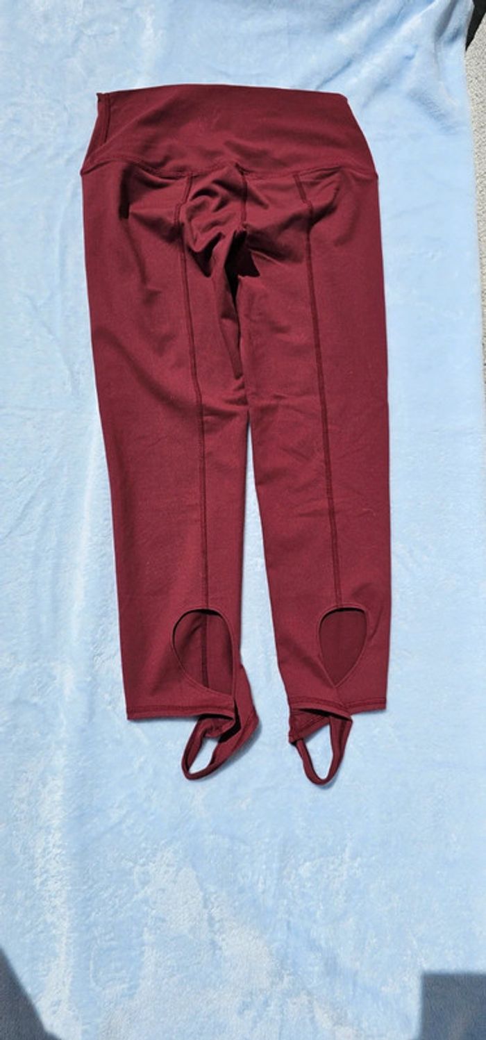 Legging bordeaux Etam taille 38 - photo numéro 3