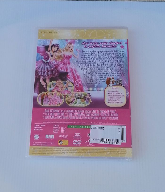 Lot 2 dvd Barbie (Neuf scellé) - photo numéro 5