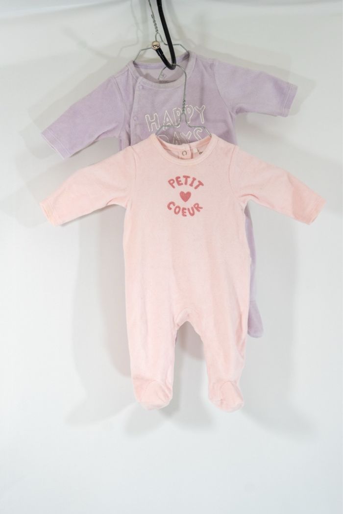 Lot de 2 pyjamas 3 mois