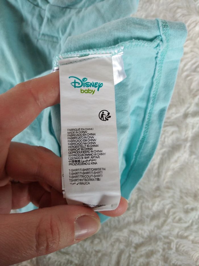 Tee shirt manches courtes Garçon 9 mois Winnie Disney Baby 100% coton Kiabi - photo numéro 9