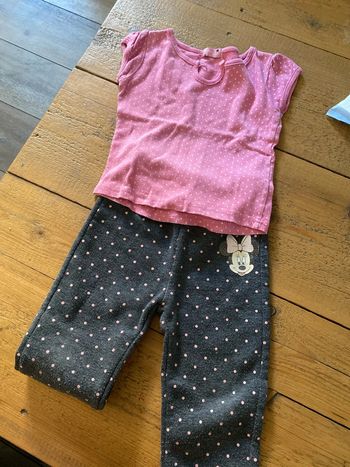 Ensemble Minnie pantalon et t-shirt 2 ans