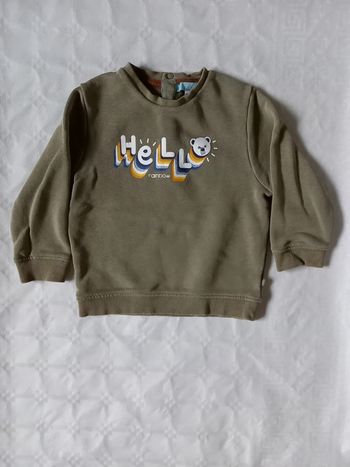 Pull/sweat bébé garçon 18 mois Obaïbi