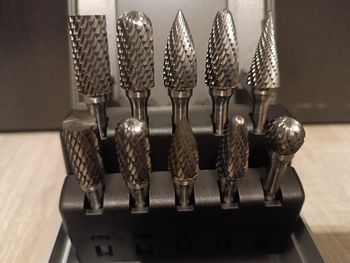 🔧 Set de fraises carbure RUKO 116003RO – 10 pièces – Ø 10/12 mm – Métal dur (HM)