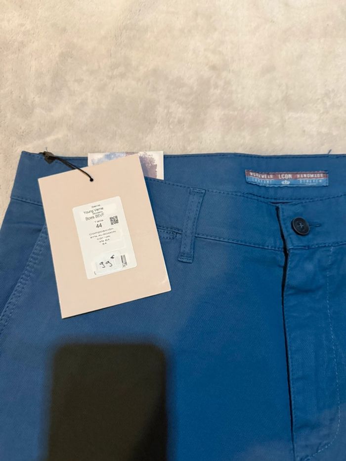 LCDN - Chino, Bleu, taille 44 - photo numéro 3