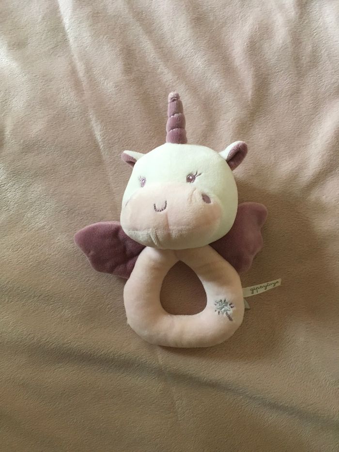 Tour de parc + bâton de pluie + hochet licorne - photo numéro 6