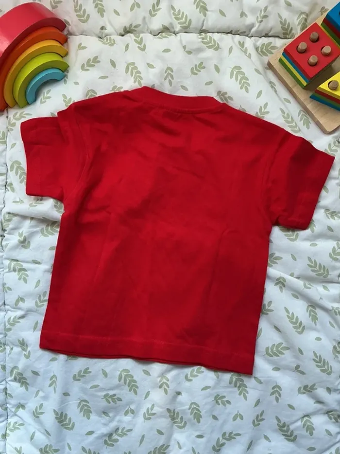teeshirt manches courtes rouge 12/18 mois mosquito - photo numéro 5