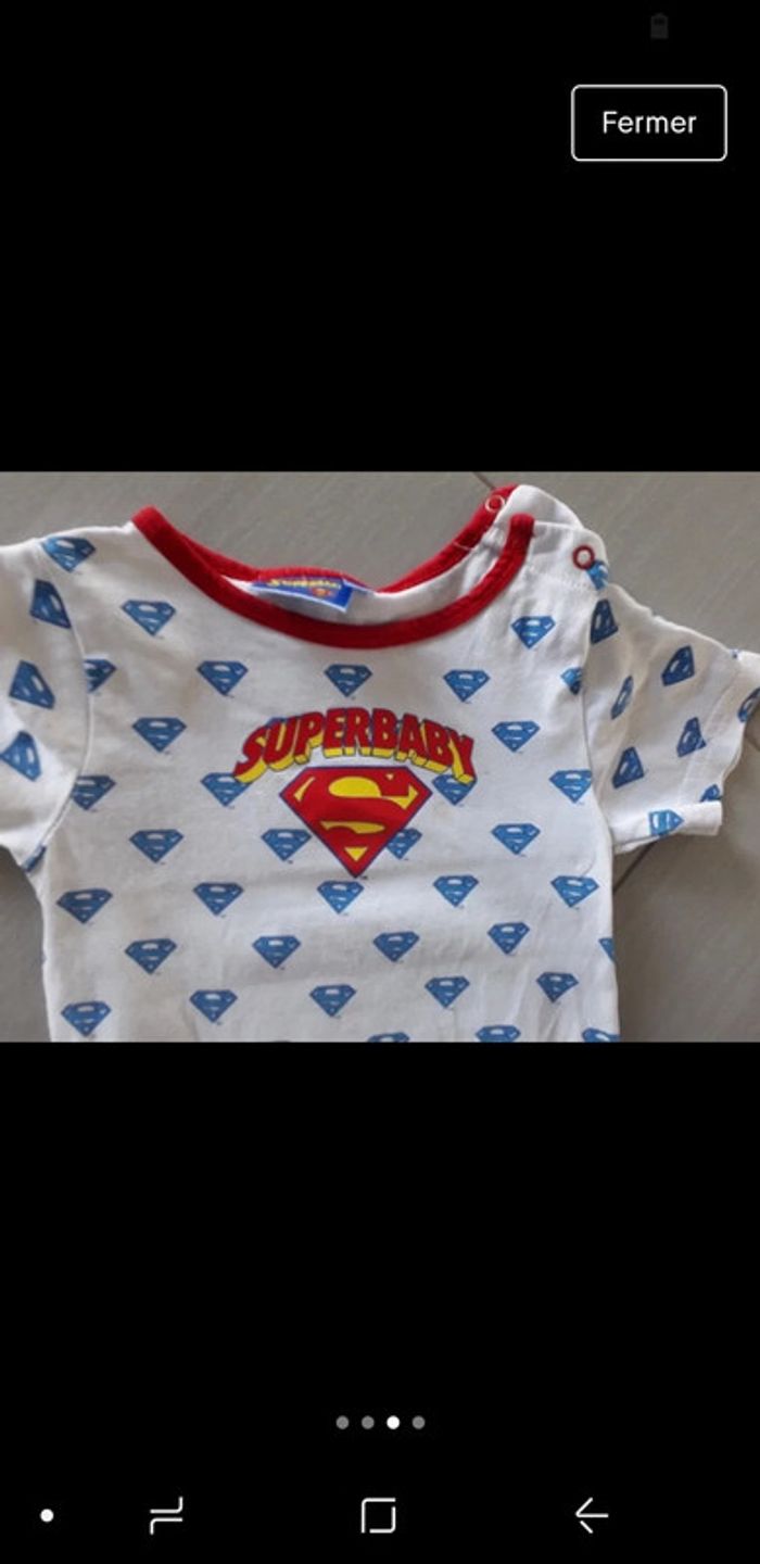 Lot de 2 bodies Superbaby 24 mois - photo numéro 3