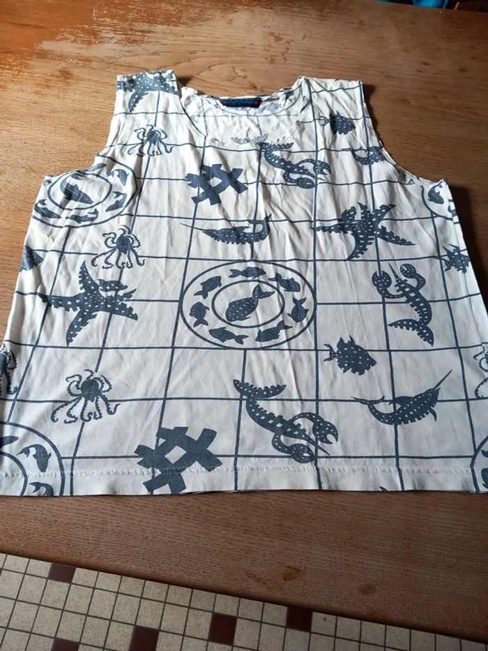 Tee-shirt débardeur polyamide T40 Griffe interdite Paris