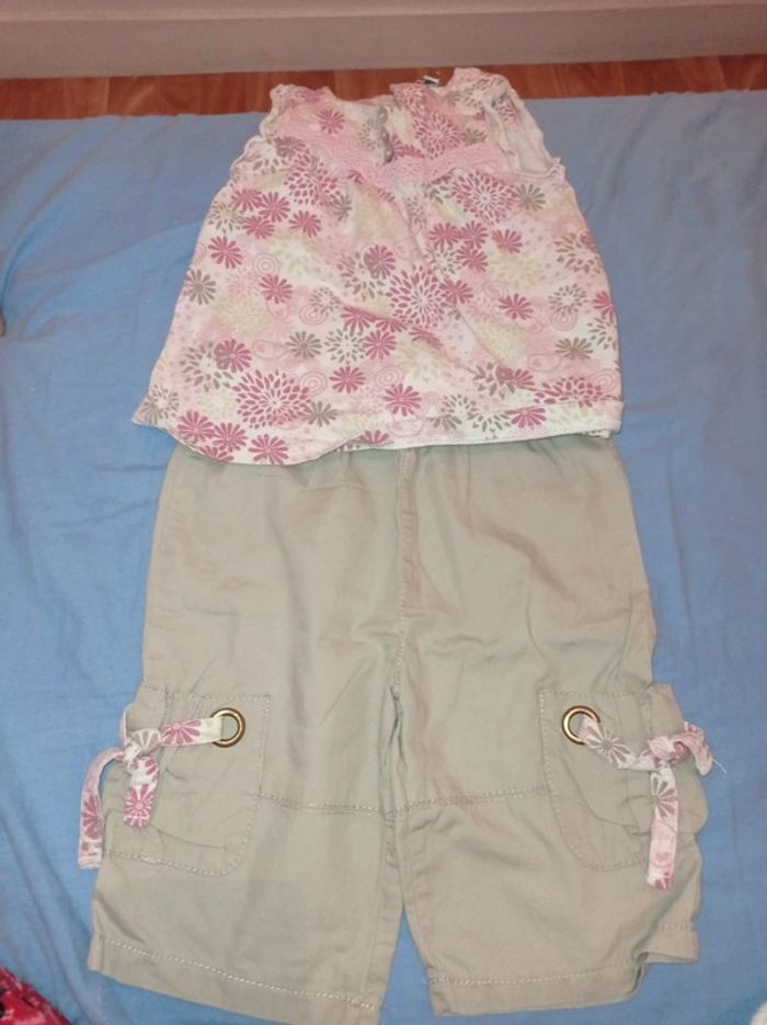 Ensemble fleuri 18 mois