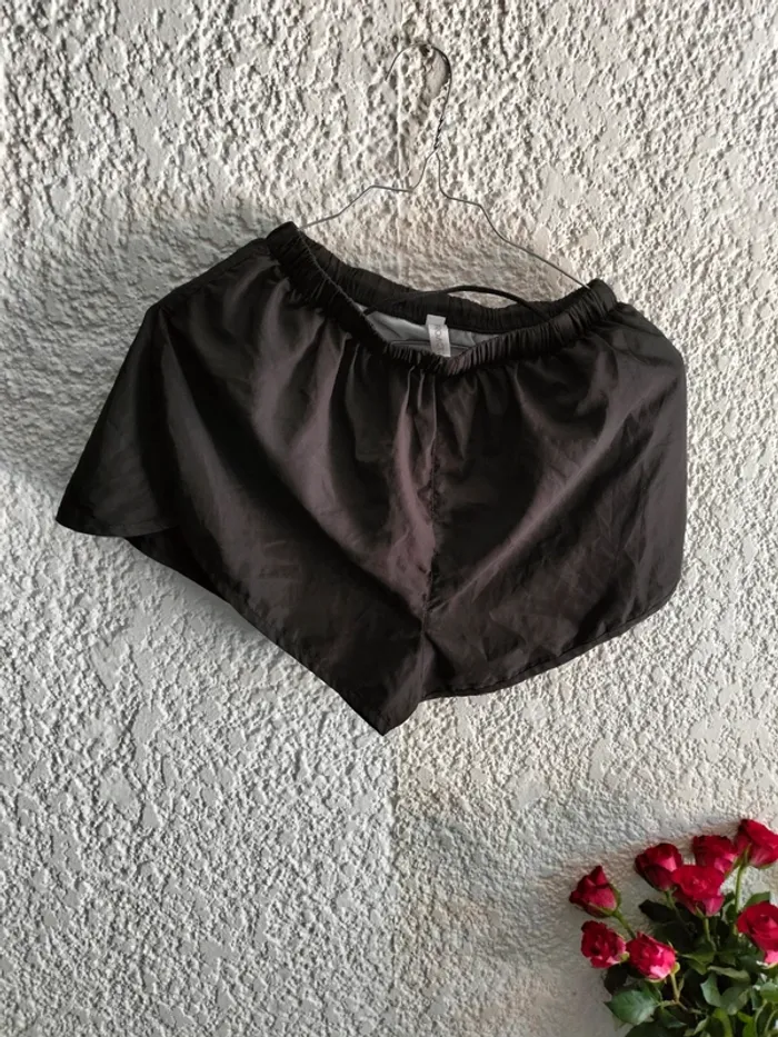 Short de sport a lacets noir T M - photo numéro 2