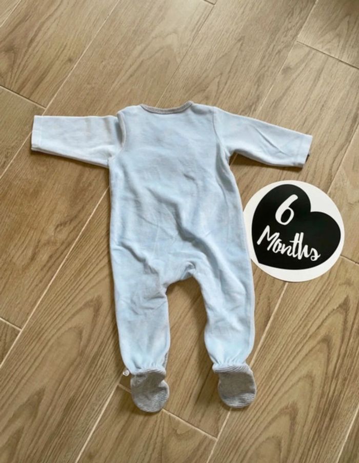 Pyjamas une pièce velour Noukie’s 6 mois - photo numéro 3