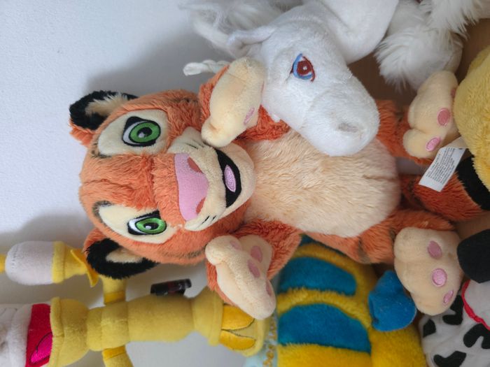 Lot peluche / plush bundle Disney Roi Lion Simba Lion King Polochon Dalmatien - photo numéro 4