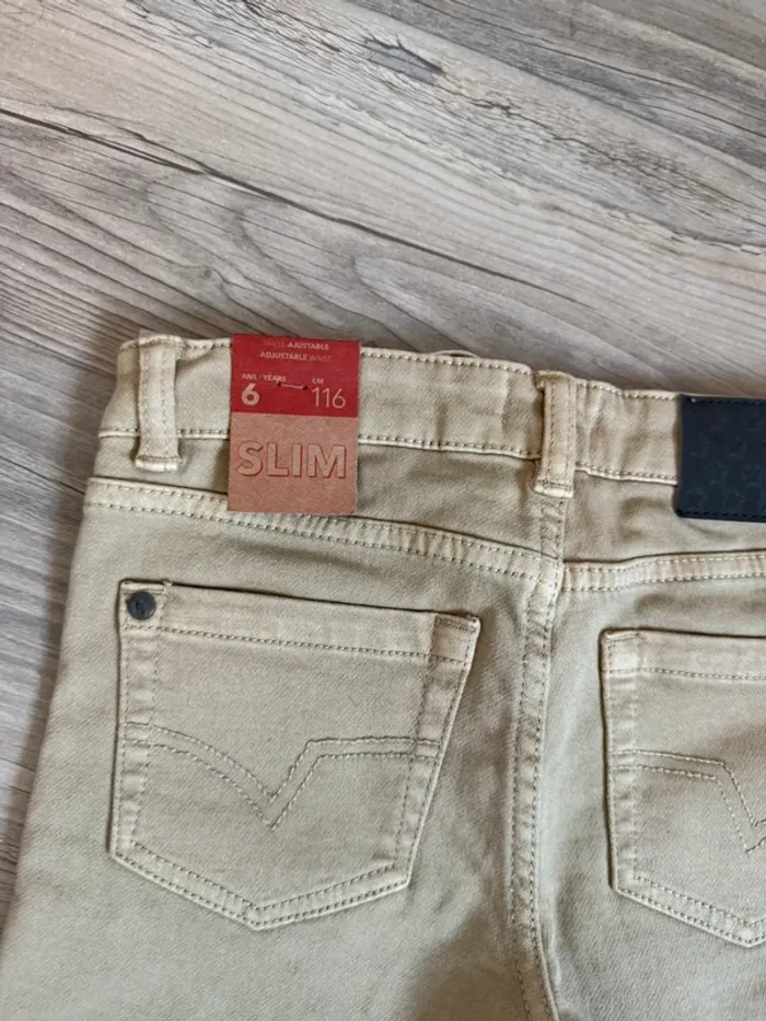 Pantalon beige Du Pareil Au Même 6 ans - photo numéro 4