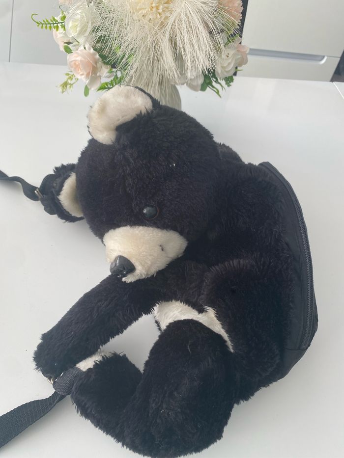 Sac à dos peluche vintage