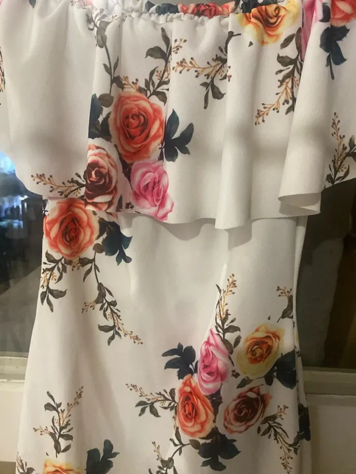 Robe fleurie ceintree taille unique - photo numéro 4