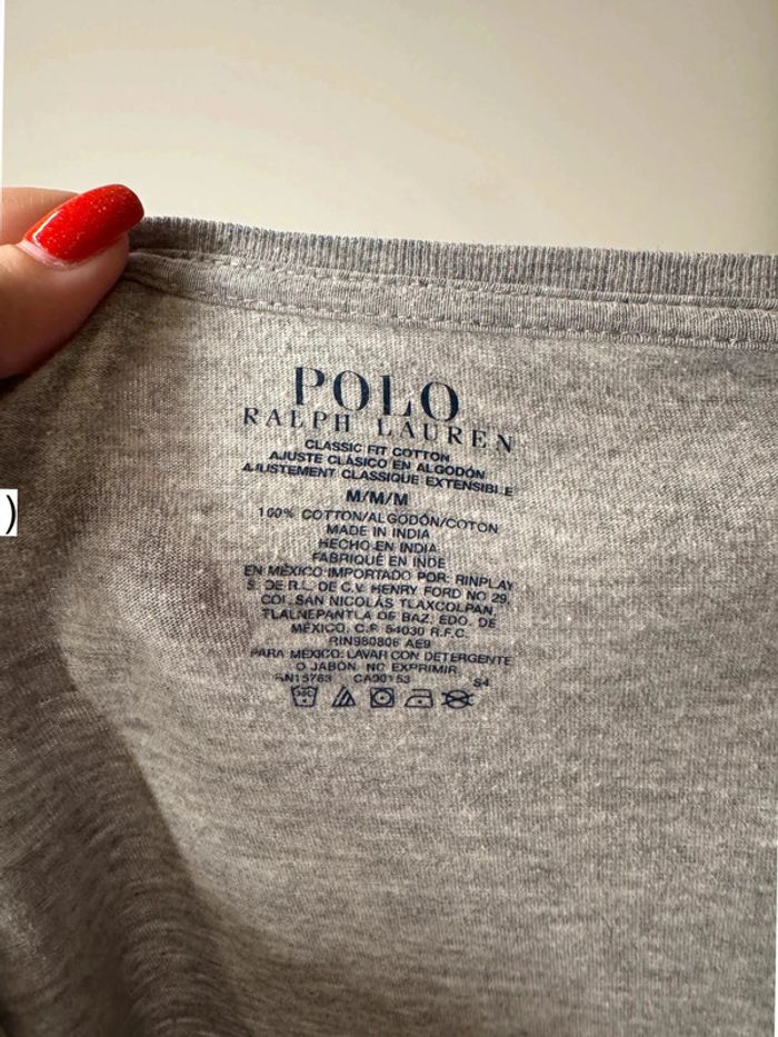 Polo Ralph Lauren homme Taille M Gris - photo numéro 5