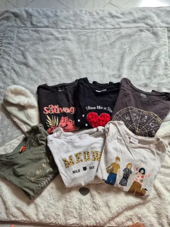Lot de 6 tee-shirt manches longues