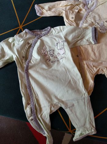 Lot 3 pyjamas demi saison 3 mois