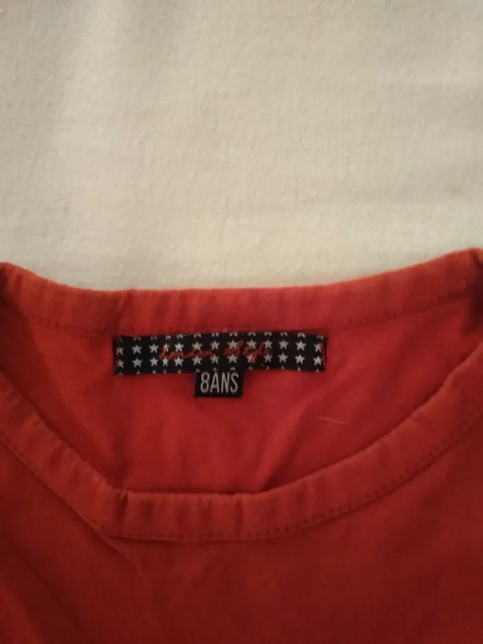 Robe Fille 8 ans Rouge - photo numéro 3