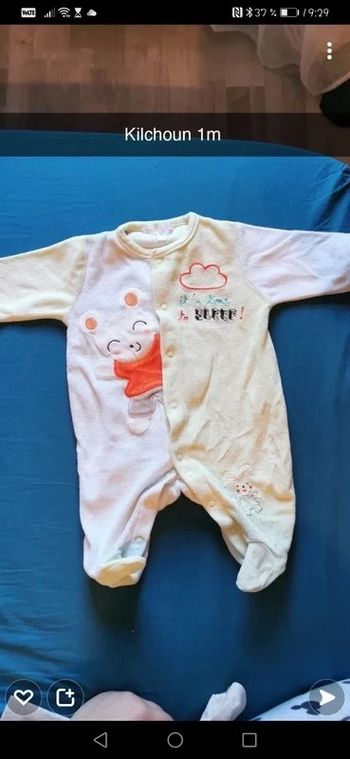 Pyjama ourson lapin