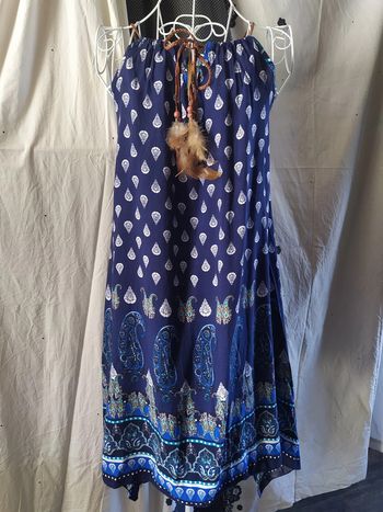 Robe fluide d'été imprimé