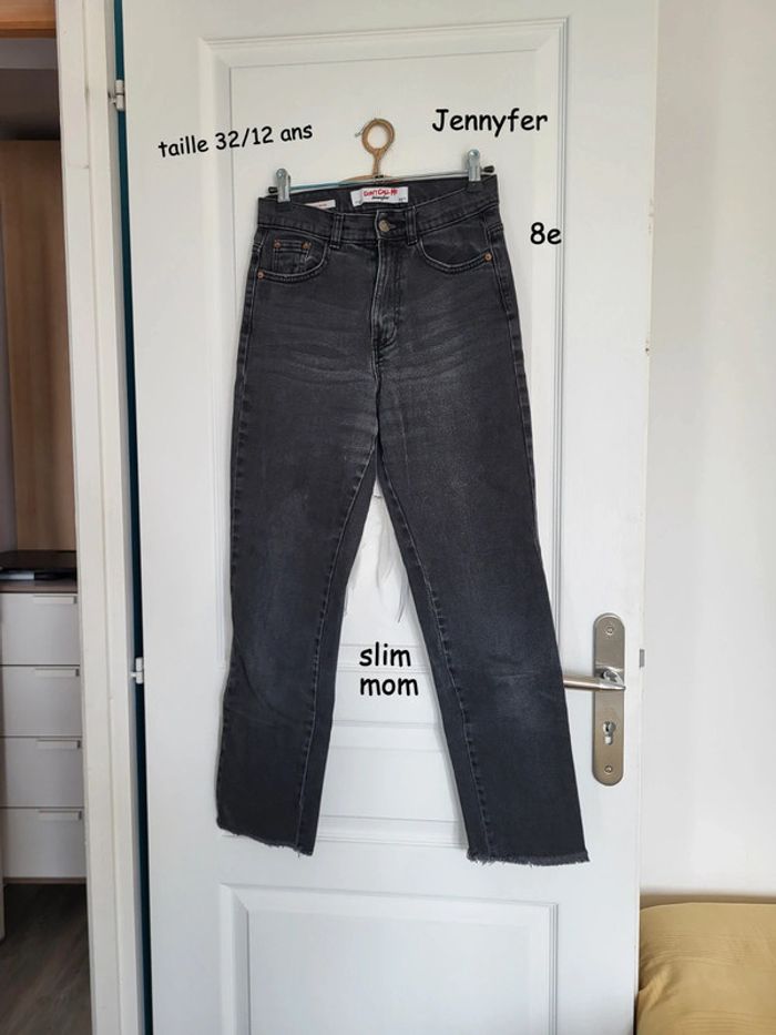 Jean slim Mom don't call me jennyfer taille 32 12 ans