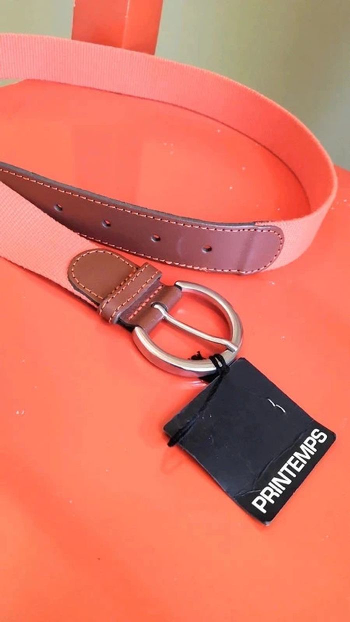Ceinture orange Printemps t. 75 - photo numéro 2