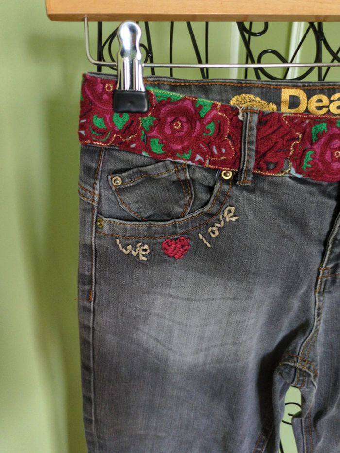 Jean fille Desigual t14/16 ans - photo numéro 2