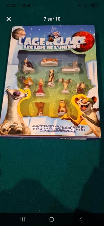 Coffret de feves age de glace