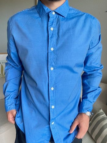 Chemise Tommy Hilfiger  - taille L - bleu 👔