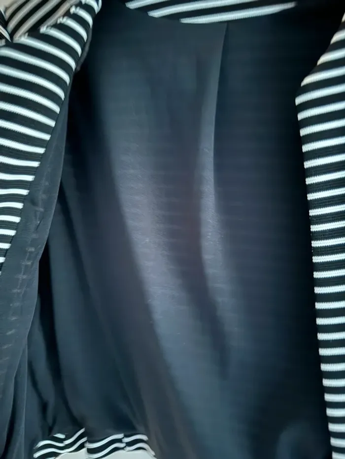 Veste noire et blanc - photo numéro 5