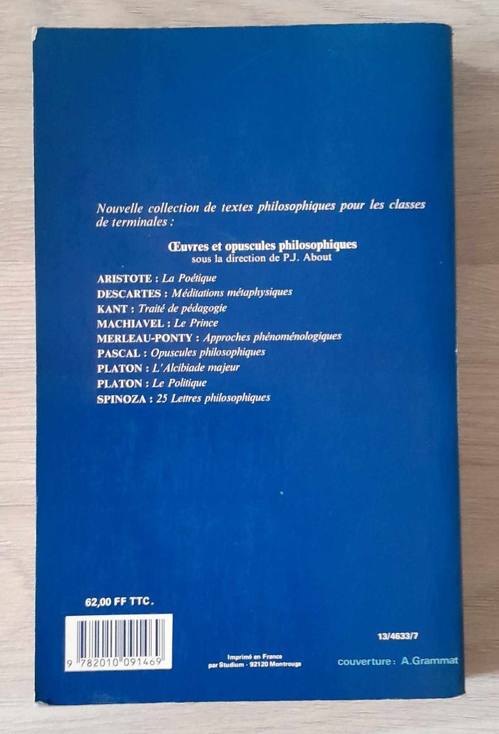 Nouvelle Anthologie Philosophique. - grateloup léon-louis - photo numéro 4