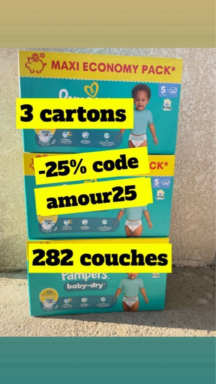 Pampers baby dry taille 5