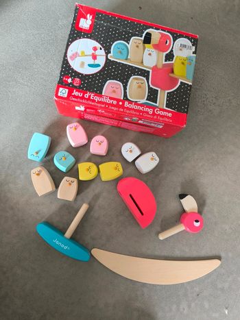 Jouet équilibré flamand rose