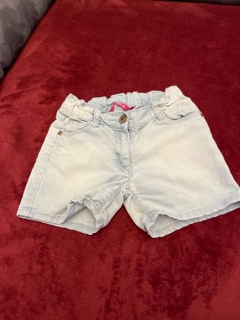 Short en jeans
