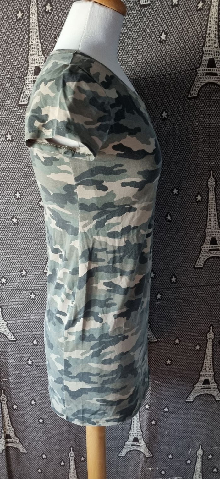 Long t-shirt robe imprimé militaire (camouflage)taille L-XL - photo numéro 3