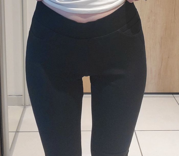 Pantalon skinny - legging noir Esmara S/M - photo numéro 5