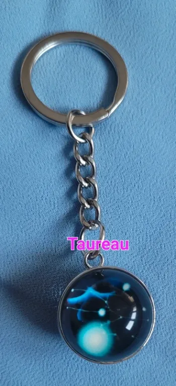 Porte-clés signe astrologique taureau