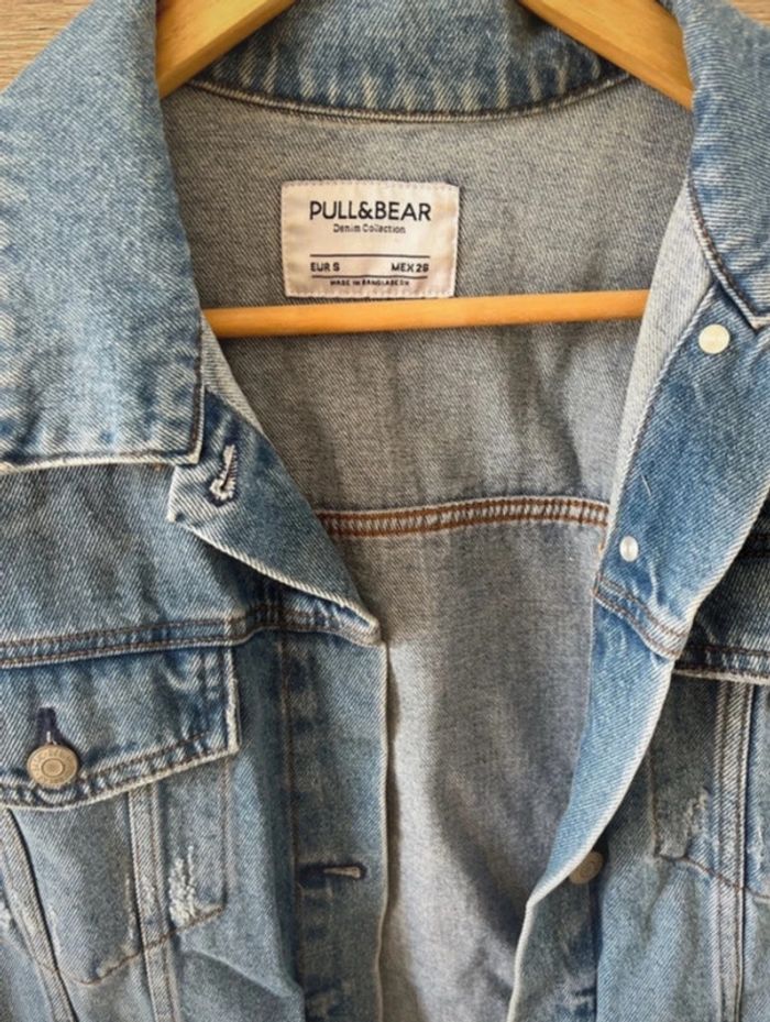 Veste en jean pull&bear - photo numéro 2