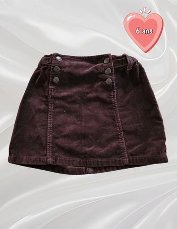 Jupe marron fille 6 ans