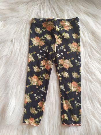 Pantalon leggings à fleurs bébé fille 92 cm