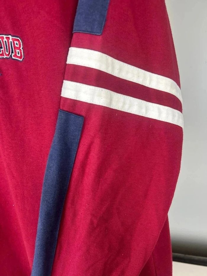 Sudadera U.S. Polo Club roja vintage estilo universitario retro L - photo numéro 3