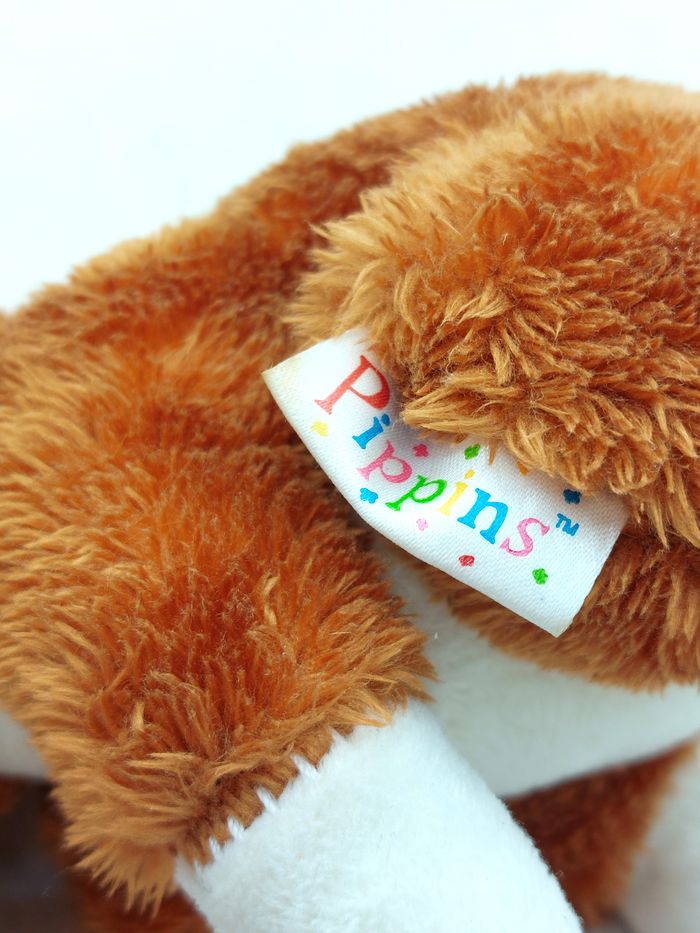 Doudou peluche kangourou marron blanc Pippins KEEL TOYS 18 cm avec oreilles - photo numéro 6