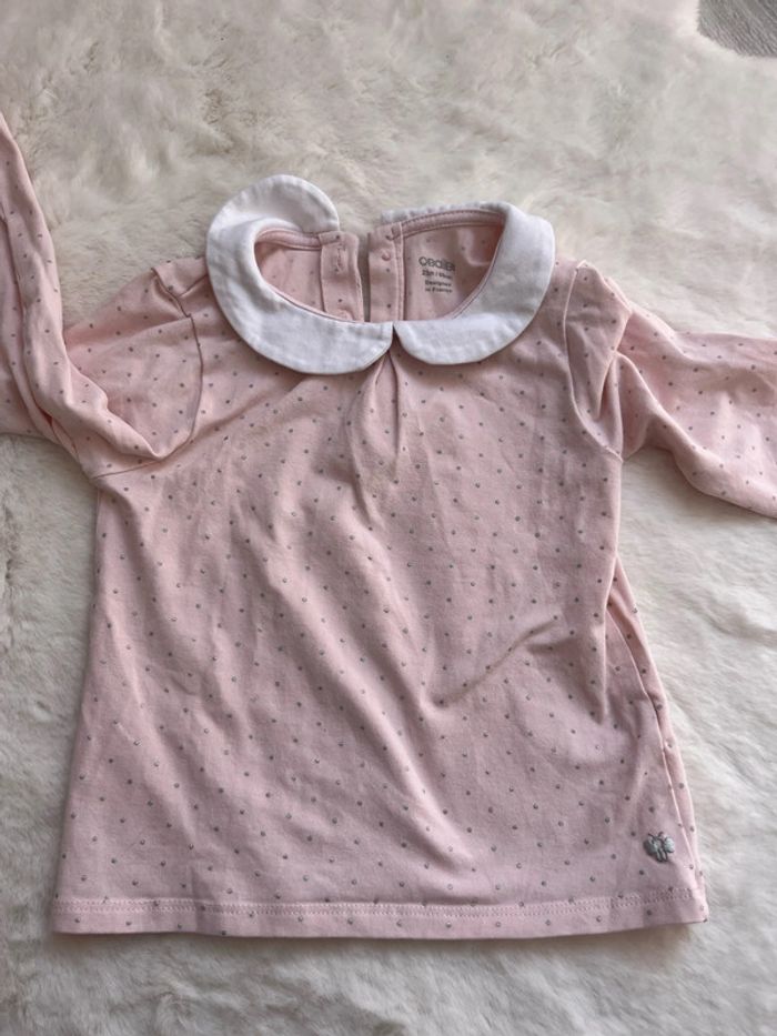 Teeshirt manche longue bébé fille 23 mois - photo numéro 2