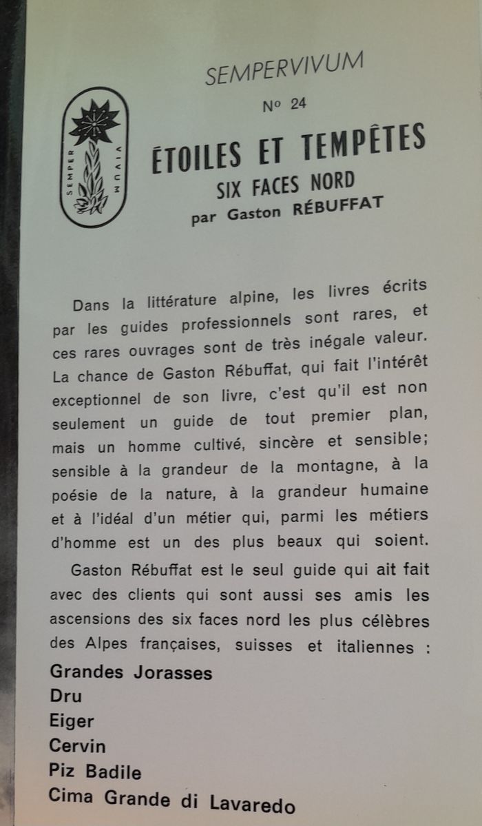 G. Rébuffat - Etoiles et Tempêtes - photo numéro 6