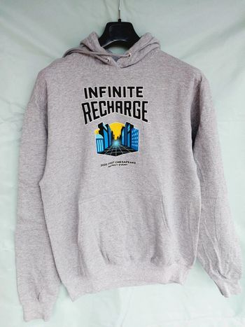 Sweat à capuche mixte Infinite Recharge Taille M