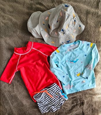 Ensemble maillot de bain uv 18 mois
