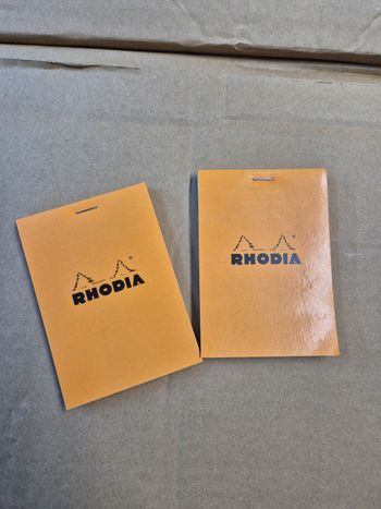 Lot 2 mini carnets Rhodia n°12