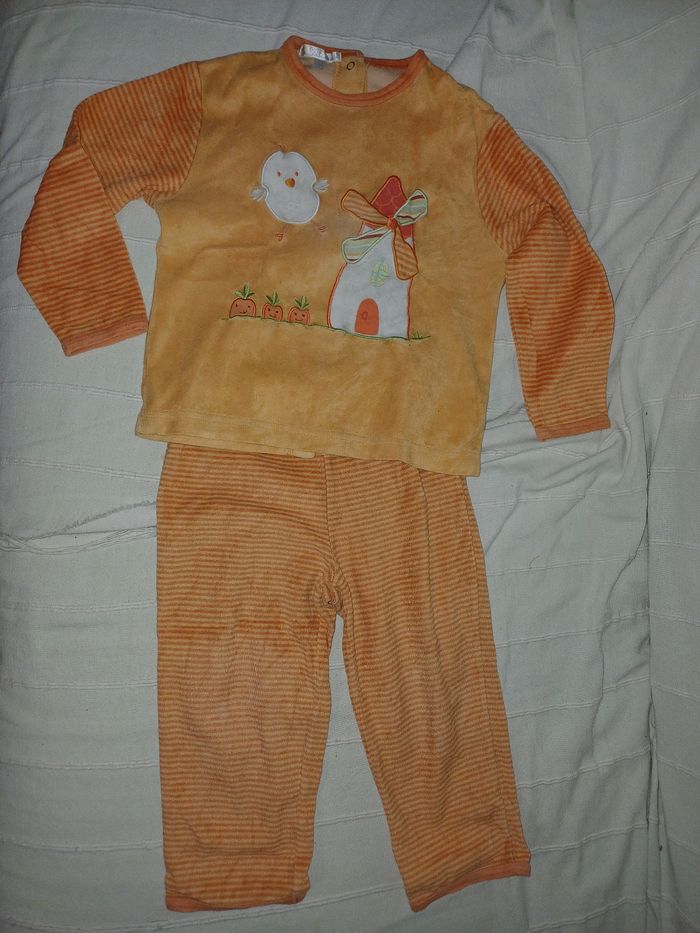 Lot 4 Pyjamas 2 pièces hiver fille - photo numéro 4