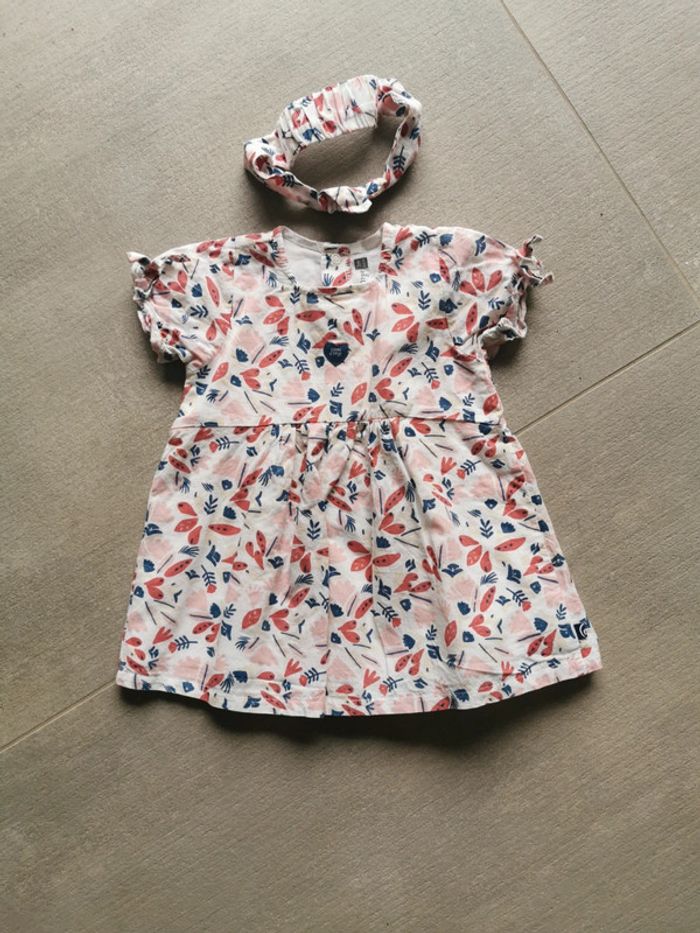 Lot 2 robes manches courtes 3 mois - photo numéro 2